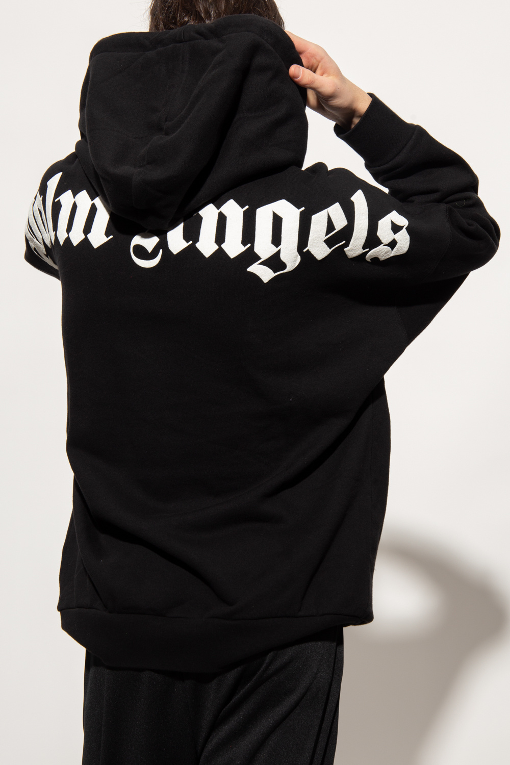 Palm angels hoodie online back logo